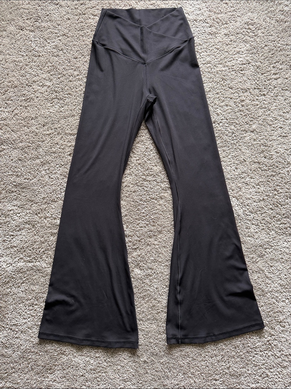 aerie Black Flared Active Shorts - Offline Collection